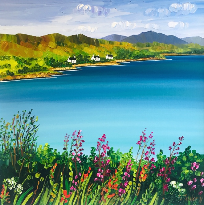 'Wildflowers, Loch Lomond' by artist Sheila Fowler